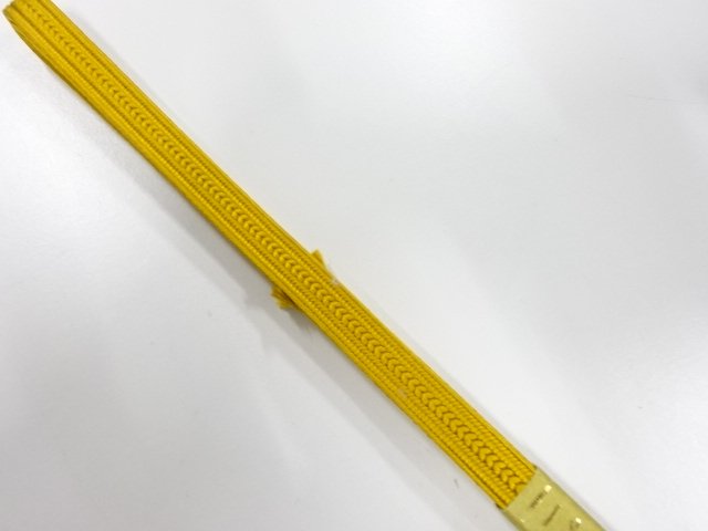  未使用品　正絹　帯留め用　手組三分紐